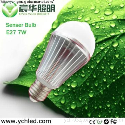 PIR LED Bulb,LED Bulb with Motion Sensor E27 lights bulbs